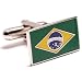 Brazilian Flag Brazil Auriverde Cufflinks Cuff Links