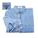 Men's Boxer Ears Down Denim Shirt