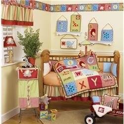 CoCaLo Baby Alphabet Soup Fitted Sheet