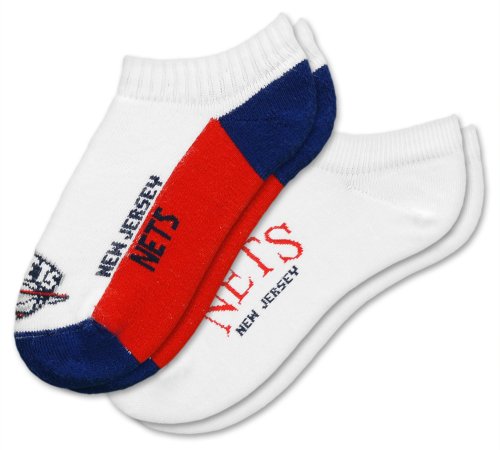 NBA New Jersey Nets Mens Socks, 2-Pack, Ankle Socks