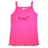 Haven Girl - Girls Ribbed V-Neck Tank, Fuschia