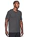Under Armour Men's Charged Cotton V-Neck, Carbon Heather (090), X-Large