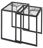 Fanda Nesting Tables Set Of Two Black