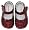 Pediped Isabella Patent Red Baby Girls Mary Janes Shoes, Small (6-12 Months)