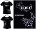 Rock band TOOL 'Floral Eyes / 10,000 days' Women's 2-sided black t-shirt