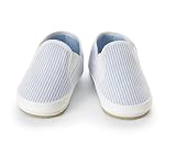 Mud Pie Baby Little Prince Blue Seersucker Boat Shoe, Size Newborn to 6 Months