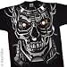 SKULLS T-Shirt - Cyborg (Black)