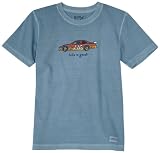 Life is Good Boys Crusher Stock Car Short Sleeve Tee, Impala, Large