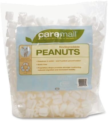 Duck CareMail Biodegradable Peanuts, 0.34 Cubic Feet (1092722) by Caremail
