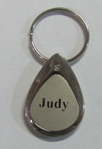 Mulberry Marie-Chantal Key Ring Judy Two-Tone Silver with Crystal LKR079