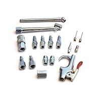 Primefit IK1006S-17 1/4-Inch NPT Air Accessory Kit, 17-Piece