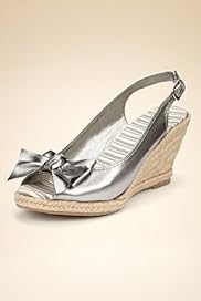 Peep Toe Bow Espadrille Sandals