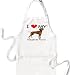 I Love My Hungarian Vizsla Apron