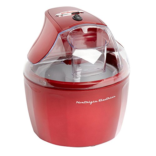 Nostalgia ice cream maker | stainless steel 1.5 quart ice cream m…