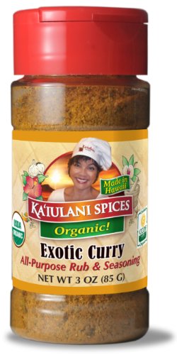 Kaiulani Spices Exotic Curry Rub & Seasoning, 3 OzUSDA Organic