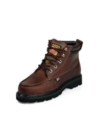 Justin Original Work Boots Mens Premium Leather Safety Tan Leather Boot 9.5 M US