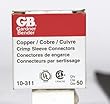 Bx/50: Gb Crimp Sleeve Connector (10-311)