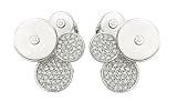 14K White Gold Diamond Earrings