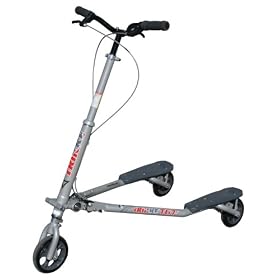 Trikke Tech T6 Series 3-Wheeled Carving Scooter (Silver)