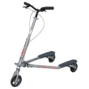Trikke Tech T6 Series 3-Wheeled Carving Scooter (Silver) by 