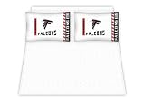 Best Quality Micro Fiber Sheet Set - Atlanta Falcons NFL /Color White Size Full