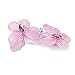 50pcs Wired Mesh Stocking Glitter Butterflies - Pink