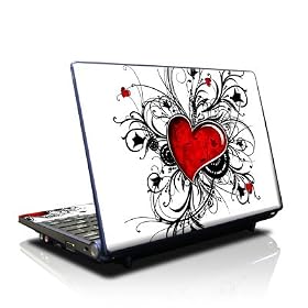 My Heart Design Protective Skin Decal Sticker for Samsung NC10 (10.2-Inch) Netbook Laptop Computer