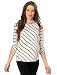 A Pea in the Pod Collection: BCBG 3/4 Sleeve Striped Maternity Shirt