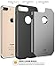iPhone 7 Plus Case, E LV SHOCK ABSORPTION / HIGH IMPACT RESISTANT Full Body Hybrid Armor Protection Defender Case Cover for Apple iPhone 7 Plus - [GUN METAL / BLACK]