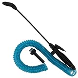 Plastair SpringJet PUJ225B93OT-AMZ 25-Foot 1/4-Inch Polyurethane Coil Hose and Wand Set - Blue Translucent