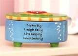 Ceramic Blessings Boxes By Tumbleweed Pottery- Dream Big, Laugh Daily, Live Happily, Love Tenderly