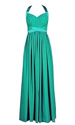 Sexy Empire   Waistline Chiffon Backless Halter Evening Dress/Prom Dress/Party Dress 