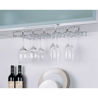 Neu Home 1876 Organize It All Large Chrome Stemware Holder