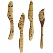 Talisman Designs Solid Beechwood Spreaders, Set of 4