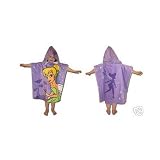 Disney Fairies TINKERBELL STARS Purple Poncho / Towcho - SO CUTE