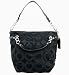 Coach Signature Op Art Brooke Carly Shoulder Hobo Bag Purse Tote 14147 Black