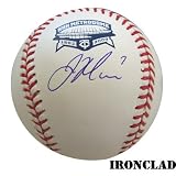 Joe Mauer Autographed Metrodome Final Season Baseball w/ 
