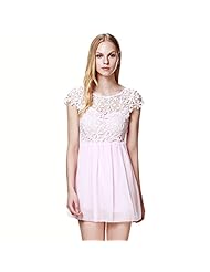 Material: Cotton /Polyester 
Dress Length: Short  
Shoulder: Short Sleeves  
Waistline: Natural Waistline  
Closure/Back: Backless 
Size Category: Adult 
