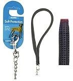 (Classic) Soft Protection Chain Dog Lead Medium (Black)