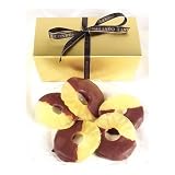 Ultimate's Chocolate Dipped Australian Glace Pineapple Rings - 1 Lb Box