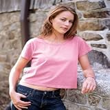 Authentic Pigment Pigment-Dyed Cotton Ladies Cropped T-shirt 1968