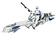 Star Wars Deluxe Figure & Vehicle  - CLONE TROOPER with BARC SPEEDER