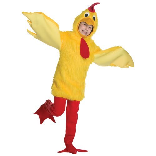 Fuzzy Chicken Costume 7-10