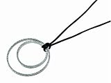 Ladies DKNY double circle necklace