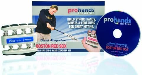 Prohands For Hitting Pro Hand Exerciser with 21-Minute DVD Featuring David Magadan (Light Tension, 5-Pounds per Finger) by Prohands by Gripmaster