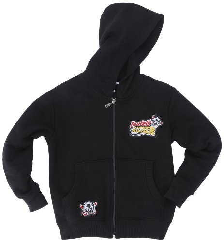 Teufelskicker Kinder Sweat-Jacke, schwarz, 140 Preisvergleich