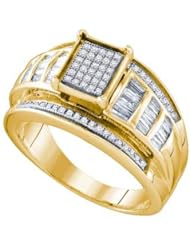 0.55CTW DIAMOND LADIES MICRO PAVE RING