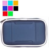 Assorted Color Carrying Case for Garmin Nuvi 1690 4.3-inch Nuvi 1300 Nuvi 1350 Nuvi 1350t Nuvi 1370t Nuvi 1390t 205w 255w 265wt 755t 785t 855 855t (Eva Blue)