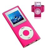 Full Metal TeckNet OEM V70A Next Generation 8G 1.8 OLED MP3/MP4 Player With FM and FM Recording & Armband (Pink)-Stock Clearance