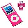Full Metal TeckNet V79A Next Generation 4G 1.8" OLED MP3/MP4 Player With FM and FM Recording & Armband (Pink)